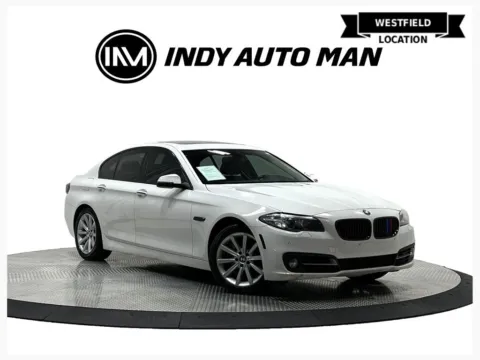 White 2015 BMW 5 Series 535i xDrive for sale in Westfield, IN