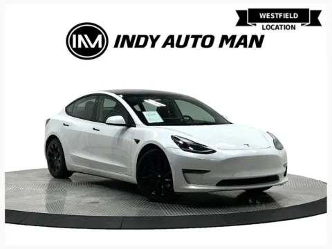 White 2021 Tesla Model 3 Standard Range Plus for sale in Westfield, IN