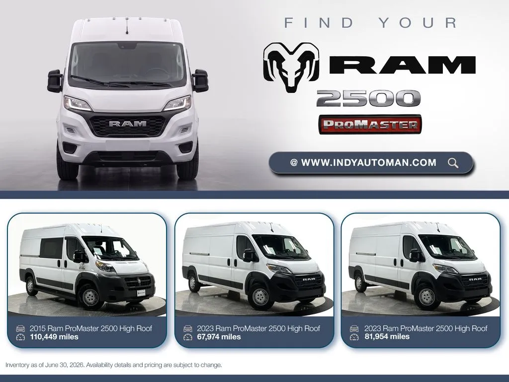 2024 Ram ProMaster 2500 High Roof for sale in Westfield, IN
