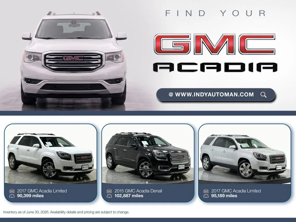 Gray 2017 GMC Acadia Denali for sale in Westfield, IN