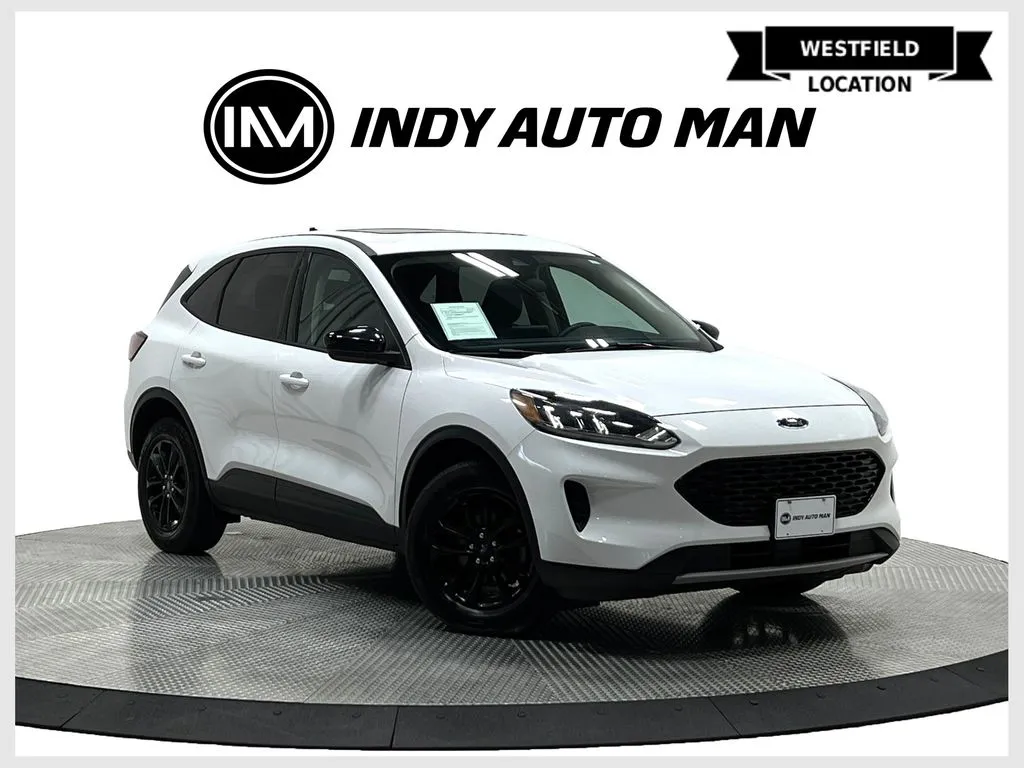 White 2020 Ford Escape Hybrid SE Sport for sale in Westfield, IN