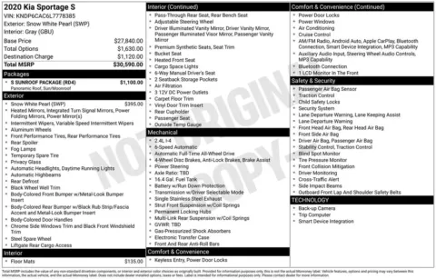 Photos of 2020 Kia Sportage S for sale in Westfield, IN at Indy Auto Man - Westfield