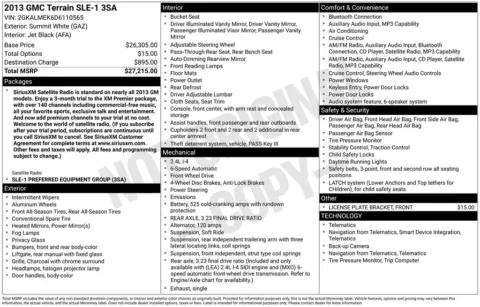 Photos of 2013 GMC Terrain SLE-1 for sale in Westfield, IN at Indy Auto Man - Westfield