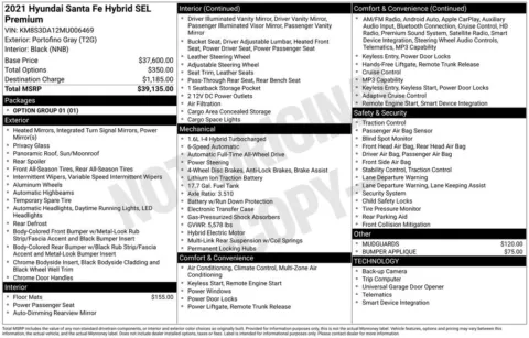 Photos of 2021 Hyundai Santa Fe Hybrid SEL Premium for sale in Westfield, IN at Indy Auto Man - Westfield