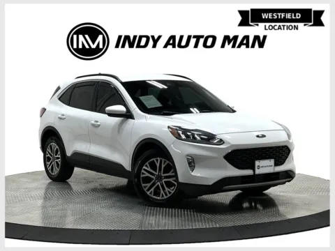 White 2021 Ford Escape Hybrid SEL for sale in Westfield, IN