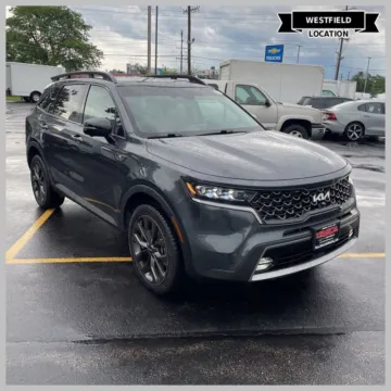 Gray 2022 Kia Sorento X-Line SX Prestige for sale in Westfield, IN