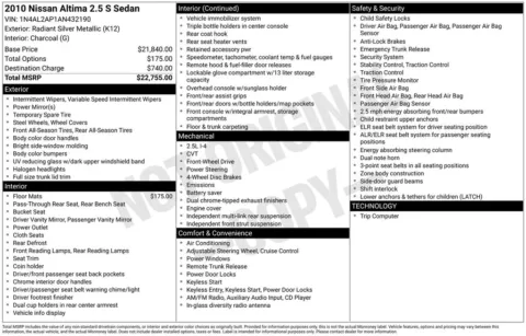 Photos of 2010 Nissan Altima 2.5 S for sale in Westfield, IN at Indy Auto Man - Westfield