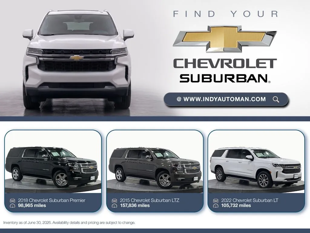 Black 2018 Chevrolet Suburban Premier for sale in Westfield, IN