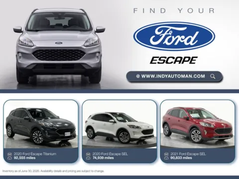 White 2020 Ford Escape Titanium for sale in Westfield, IN