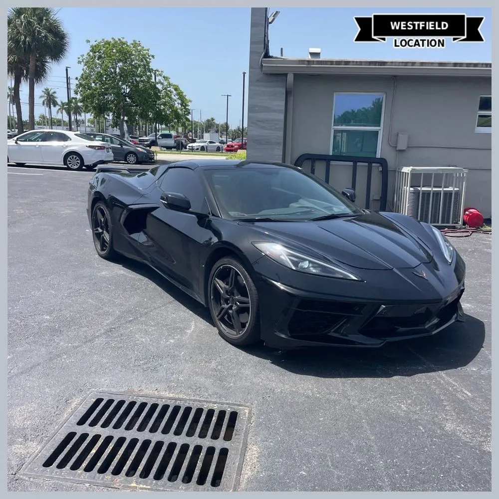 Black 2021 Chevrolet Corvette Stingray 3LT for sale in Westfield, IN