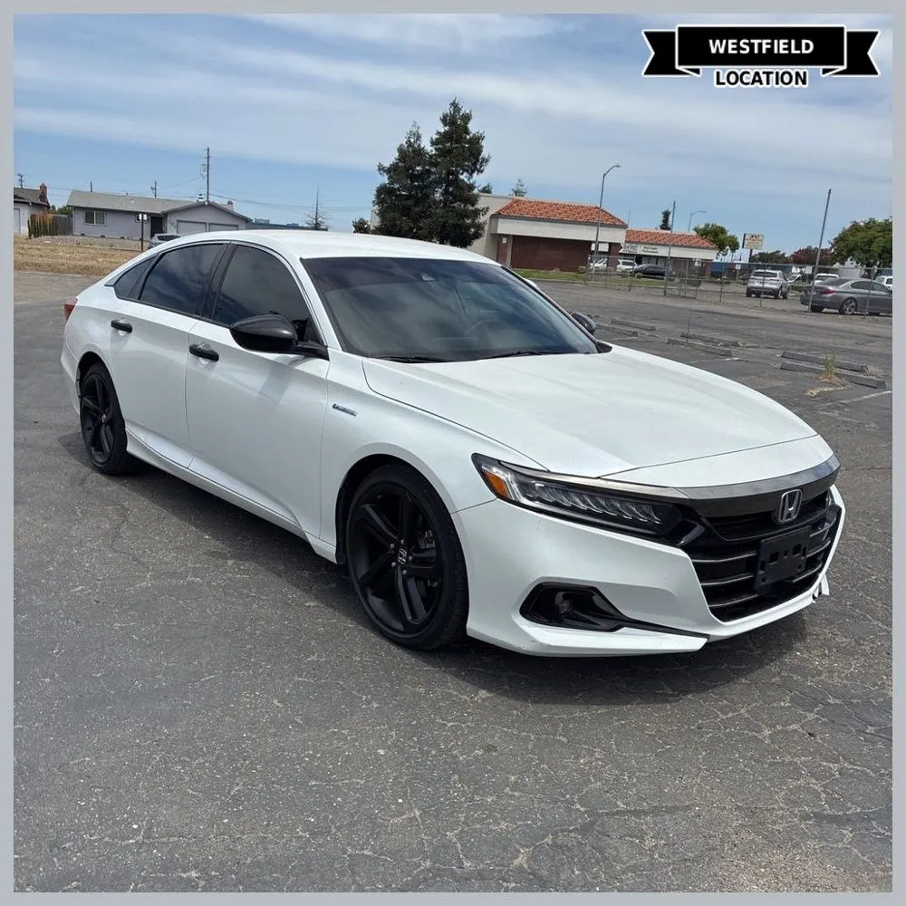 White 2022 Honda Accord Hybrid Sport for sale in Westfield, IN