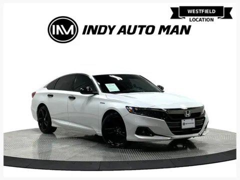 White 2022 Honda Accord Hybrid Sport for sale in Westfield, IN