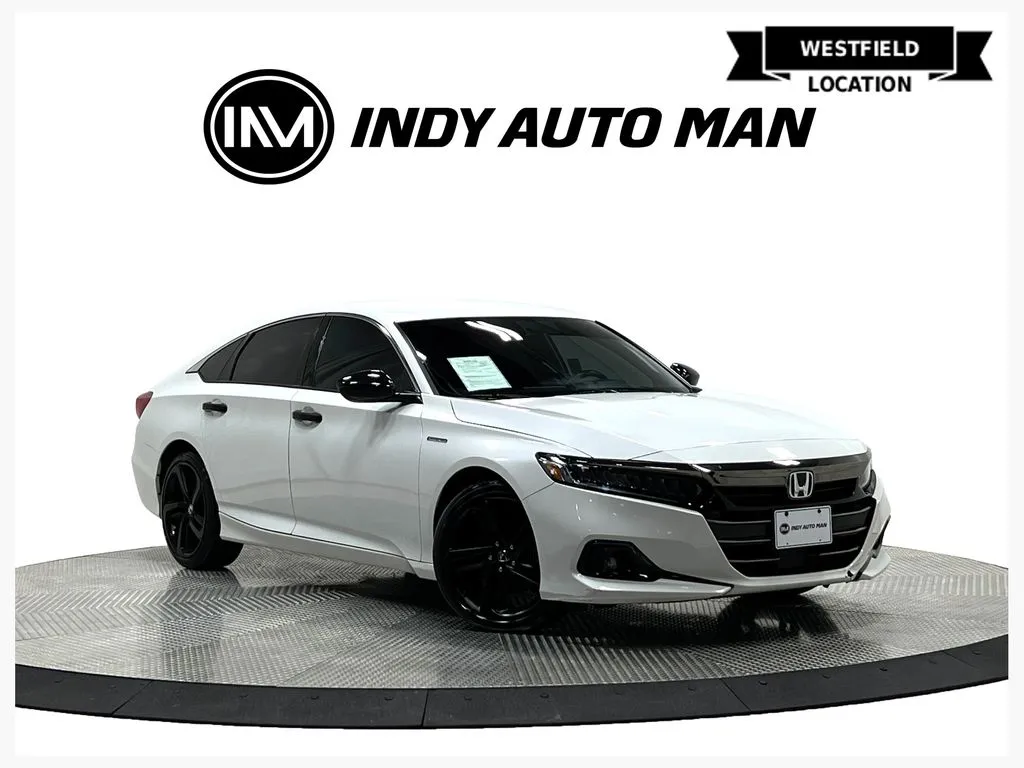 White 2022 Honda Accord Hybrid Sport for sale in Westfield, IN
