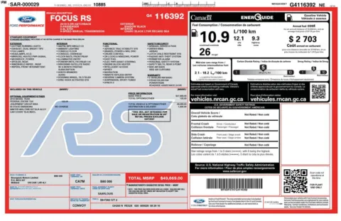 Photos of 2016 Ford Focus RS for sale in Westfield, IN at Indy Auto Man - Westfield