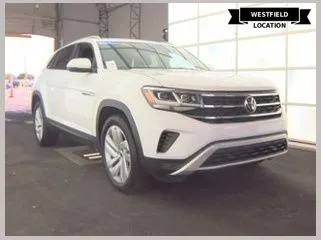 White 2020 Volkswagen Atlas Cross Sport 3.6L V6 SE w/Technology for sale in Westfield, IN