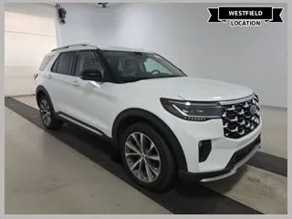 White 2025 Ford Explorer Platinum for sale in Westfield, IN