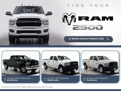 White 2020 Ram 2500 Tradesman for sale in Westfield, IN