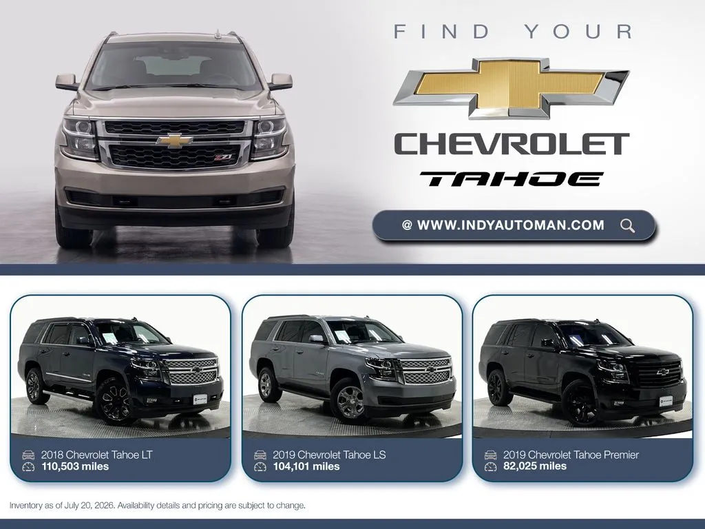 Gray 2015 Chevrolet Tahoe LTZ for sale in Westfield, IN