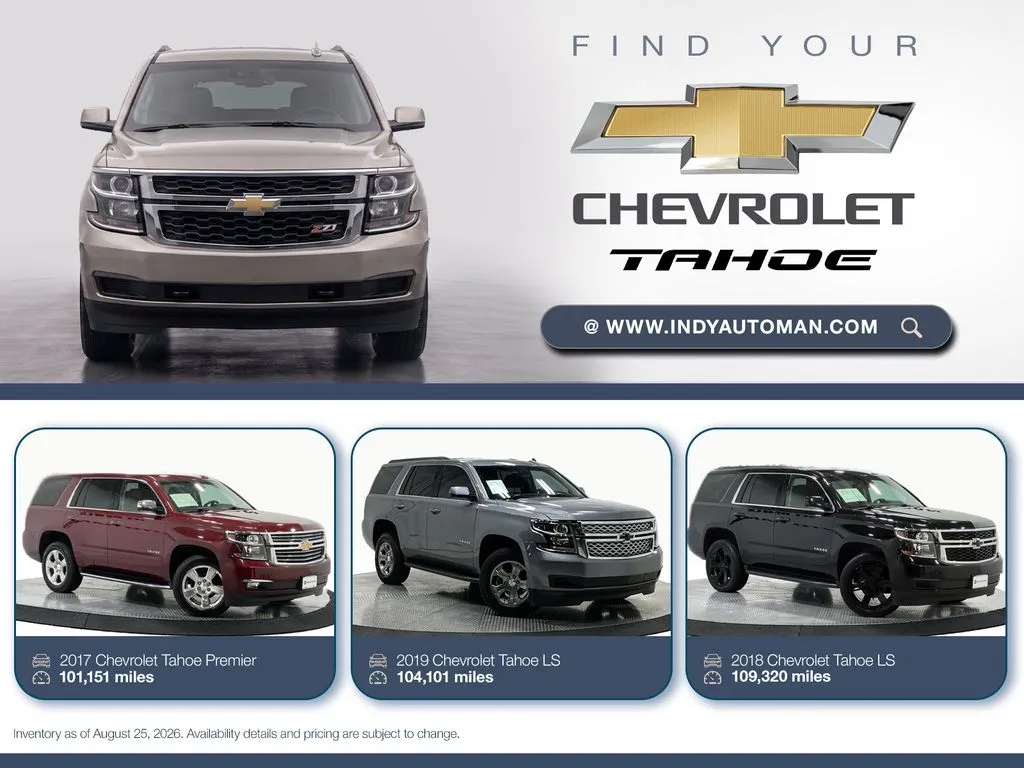 Gray 2015 Chevrolet Tahoe LTZ for sale in Westfield, IN