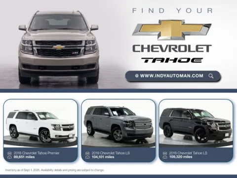 Gray 2015 Chevrolet Tahoe LTZ for sale in Westfield, IN