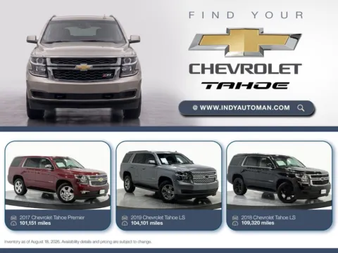 Gray 2015 Chevrolet Tahoe LTZ for sale in Westfield, IN