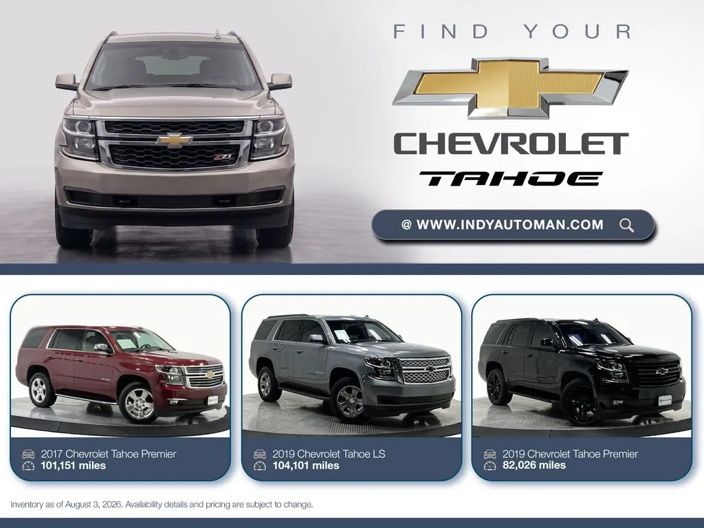 Gray 2015 Chevrolet Tahoe LTZ for sale in Westfield, IN