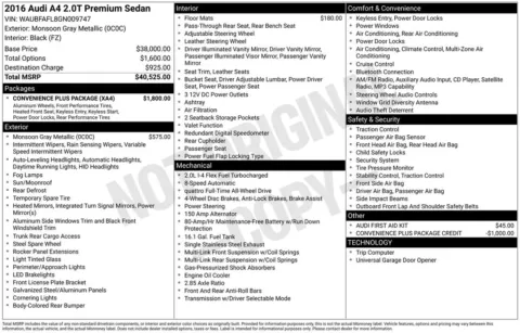 Photos of 2016 Audi A4 2.0T Premium quattro for sale in Westfield, IN at Indy Auto Man - Westfield