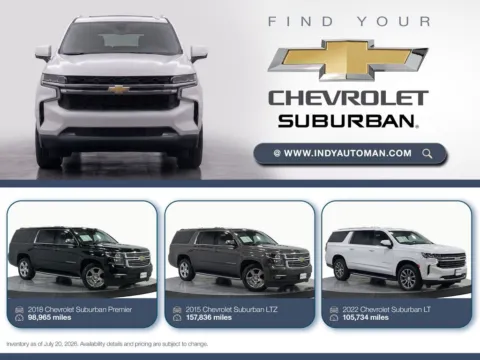 Black 2008 Chevrolet Suburban 1500 LTZ for sale in Westfield, IN