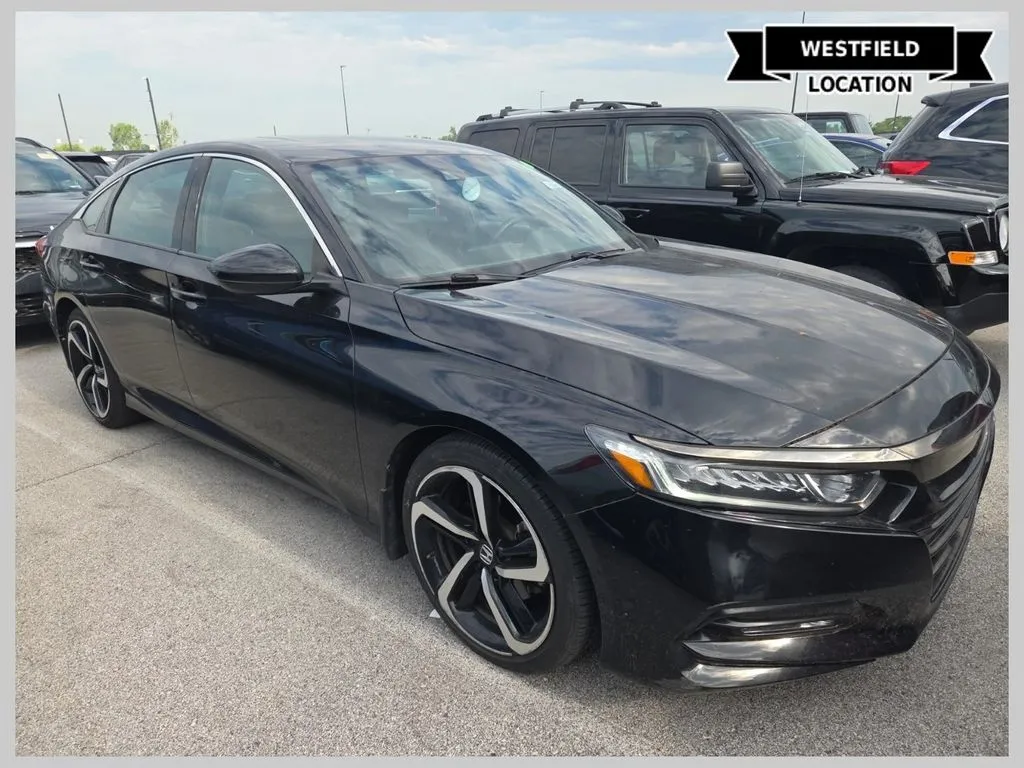 Black 2018 Honda Accord Sport 2.0T for sale in Westfield, IN
