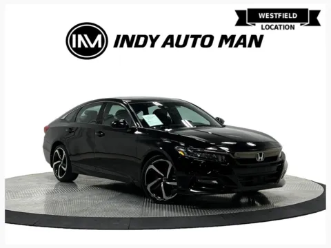 Black 2018 Honda Accord Sport 2.0T for sale in Westfield, IN