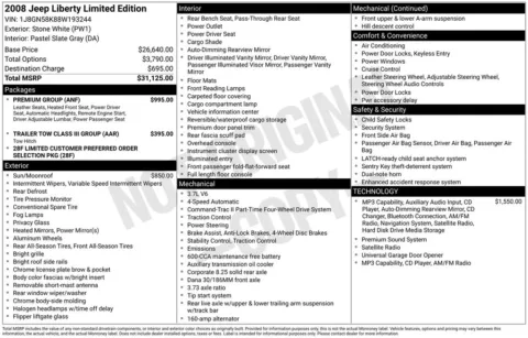 Photos of 2008 Jeep Liberty Limited for sale in Westfield, IN at Indy Auto Man - Westfield