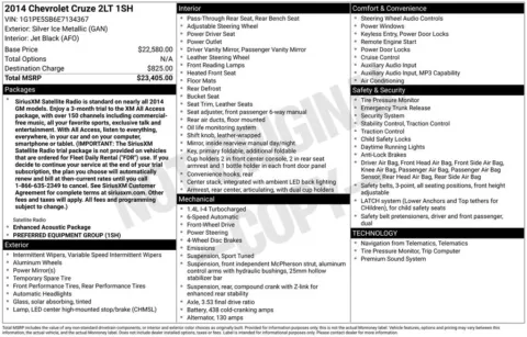 Photos of 2014 Chevrolet Cruze 2LT for sale in Westfield, IN at Indy Auto Man - Westfield