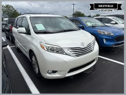 White 2017 Toyota Sienna Limited Premium 7 Passenger for sale in Westfield, IN