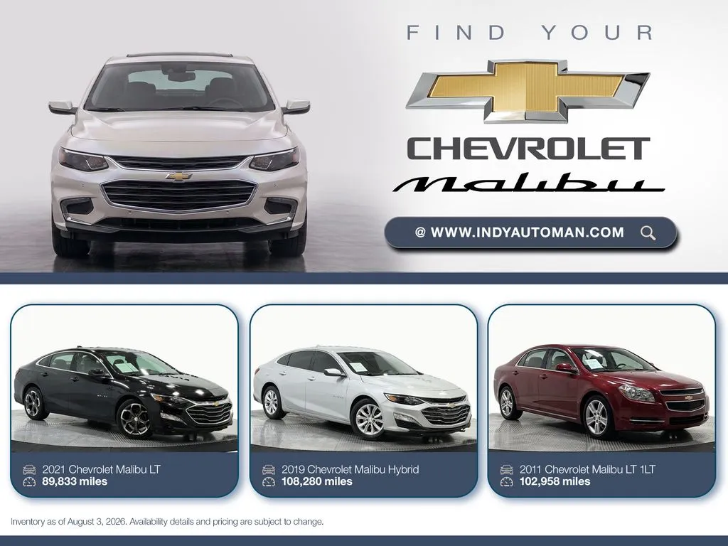 2011 Chevrolet Malibu LT 1LT for sale in Westfield, IN