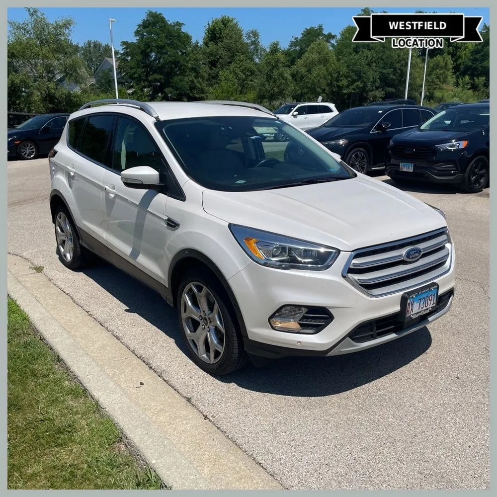 White 2018 Ford Escape Titanium for sale in Westfield, IN