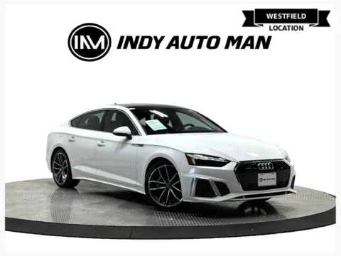 White 2023 Audi A5 Sportback 45 S line Premium Plus quattro for sale in Westfield, IN