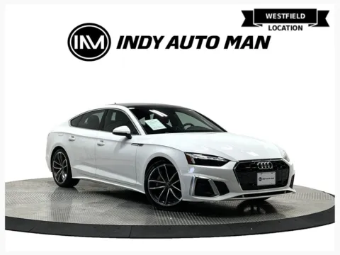 White 2023 Audi A5 Sportback 45 S line Premium Plus quattro for sale in Westfield, IN