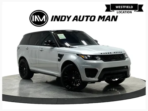 Silver 2017 Land Rover Range Rover Sport 5.0L V8 Supercharged SVR for sale in Westfield, IN
