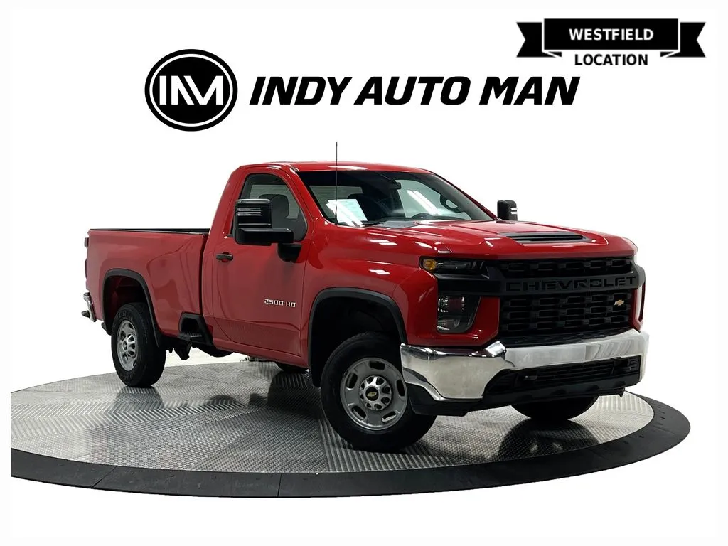 Red 2021 Chevrolet Silverado 2500 HD Work Truck for sale in Westfield, IN
