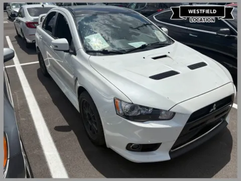 White 2015 Mitsubishi Lancer Evolution for sale in Westfield, IN