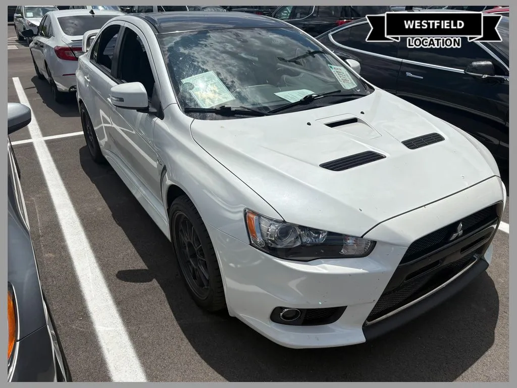 White 2015 Mitsubishi Lancer Evolution for sale in Westfield, IN