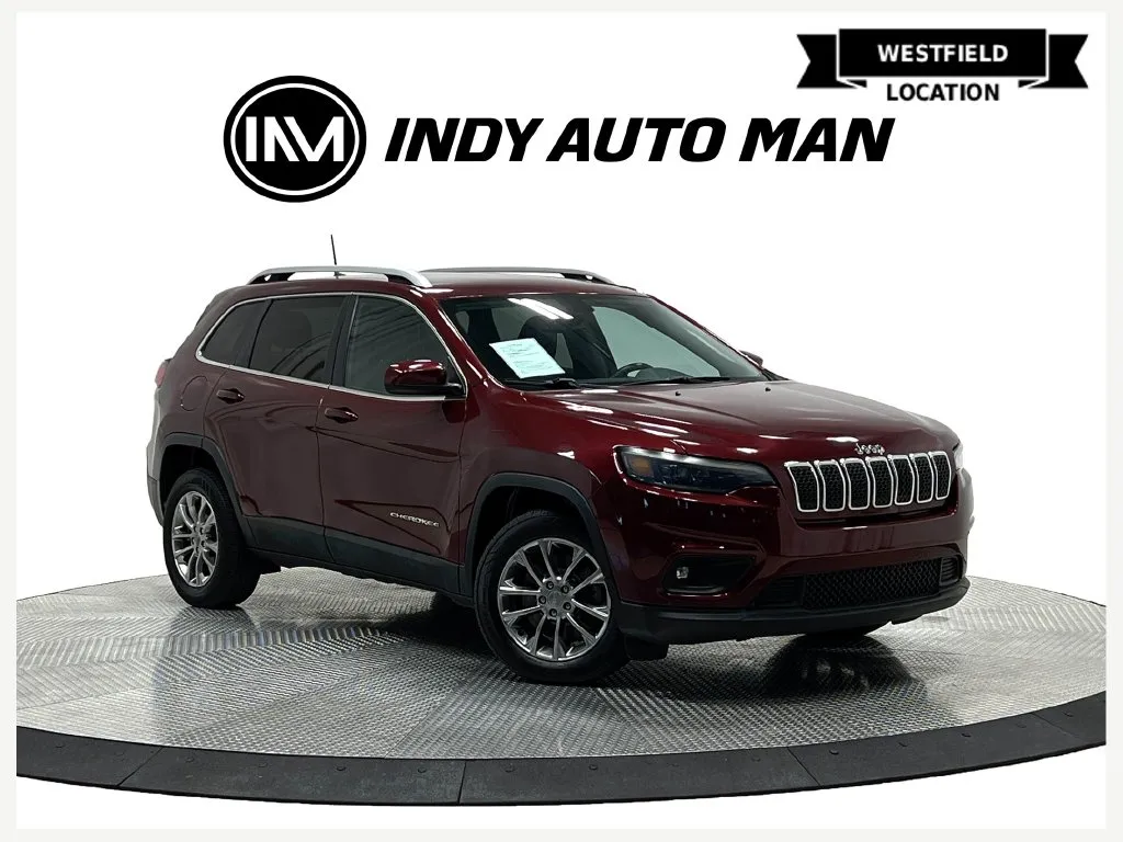 Red 2019 Jeep Cherokee Latitude Plus for sale in Westfield, IN