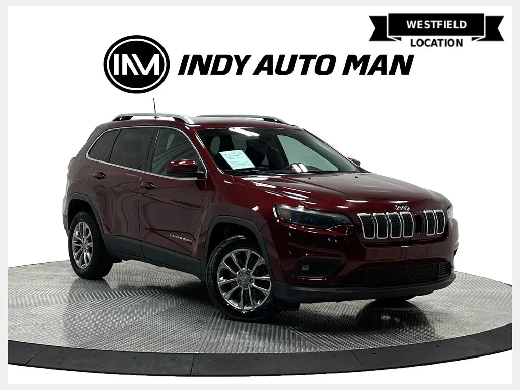 Red 2019 Jeep Cherokee Latitude Plus for sale in Westfield, IN