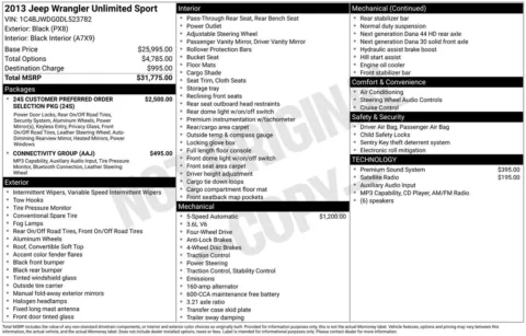 Photos of 2013 Jeep Wrangler Unlimited Sport for sale in Westfield, IN at Indy Auto Man - Westfield