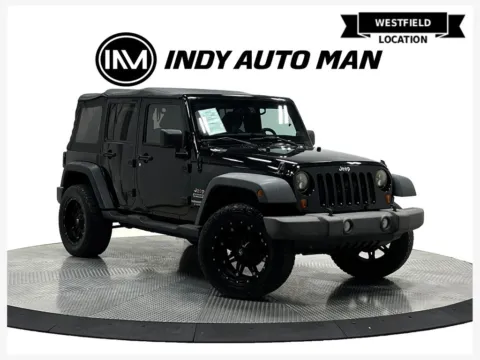 Black 2013 Jeep Wrangler Unlimited Sport for sale in Westfield, IN