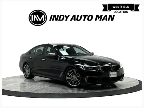 Black 2018 BMW 5 Series M550i xDrive for sale in Westfield, IN