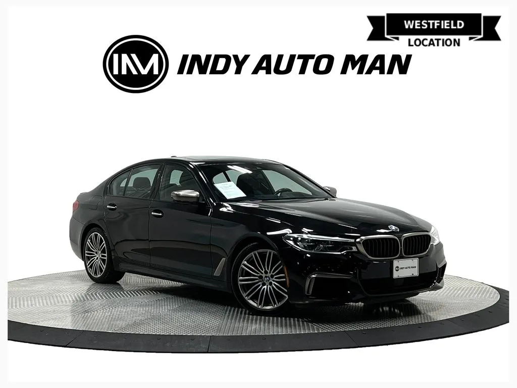 Black 2018 BMW 5 Series M550i xDrive for sale in Westfield, IN