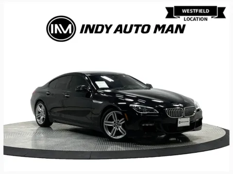 Black 2016 BMW 6 Series 650i xDrive Gran Coupe for sale in Westfield, IN