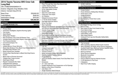 Photos of 2016 Toyota Tacoma SR5 for sale in Westfield, IN at Indy Auto Man - Westfield
