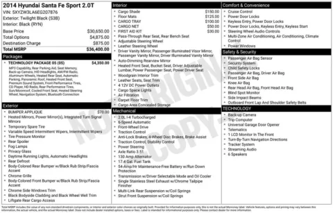Photos of 2014 Hyundai Santa Fe Sport 2.0T for sale in Westfield, IN at Indy Auto Man - Westfield